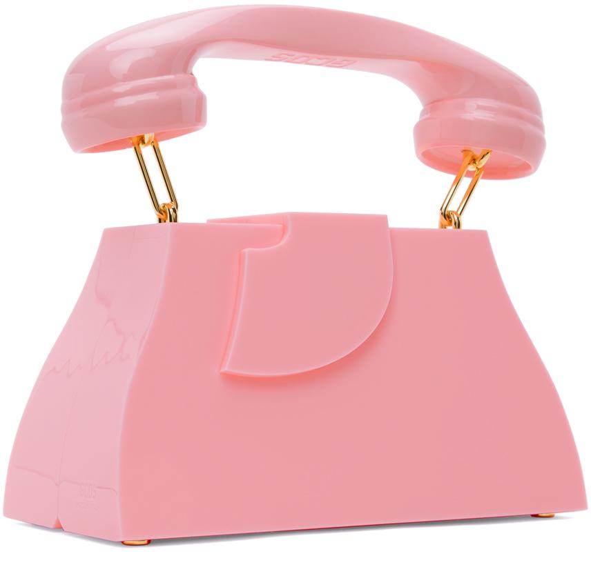 Pink Call Me Comma Regular Bag