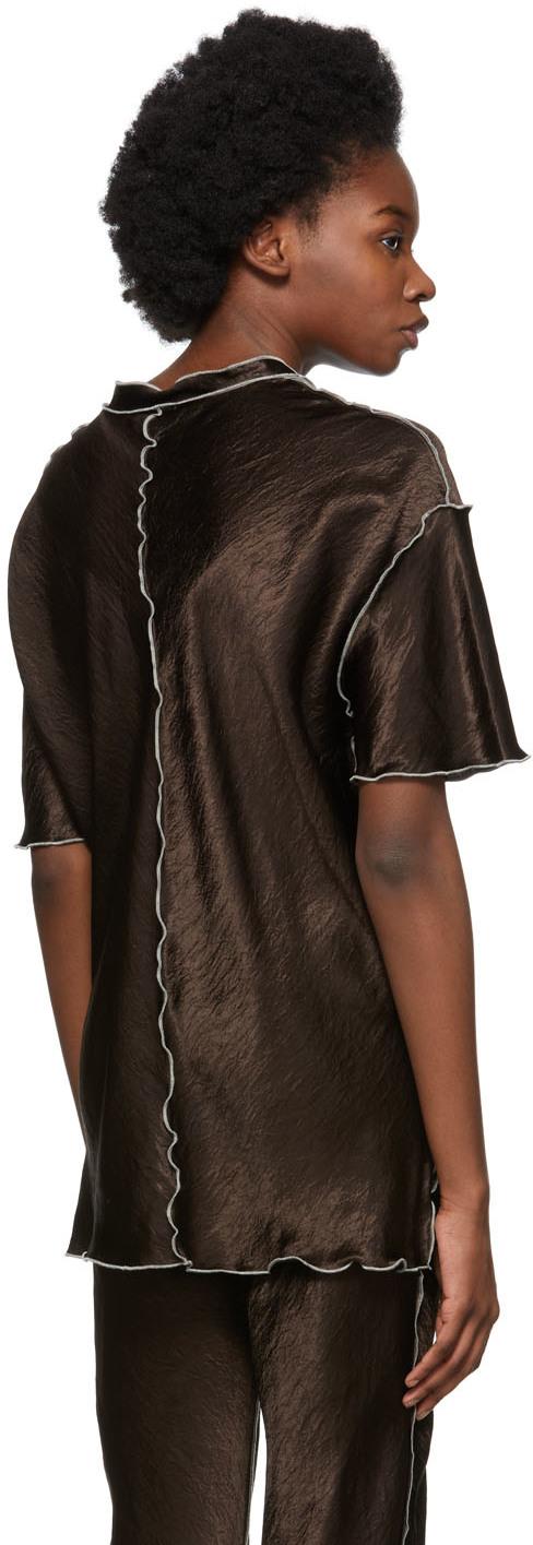 Brown Curly T-Shirt