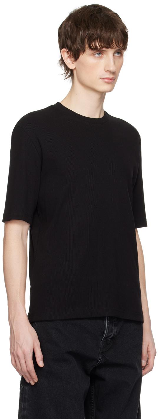 Black Rib T-Shirt