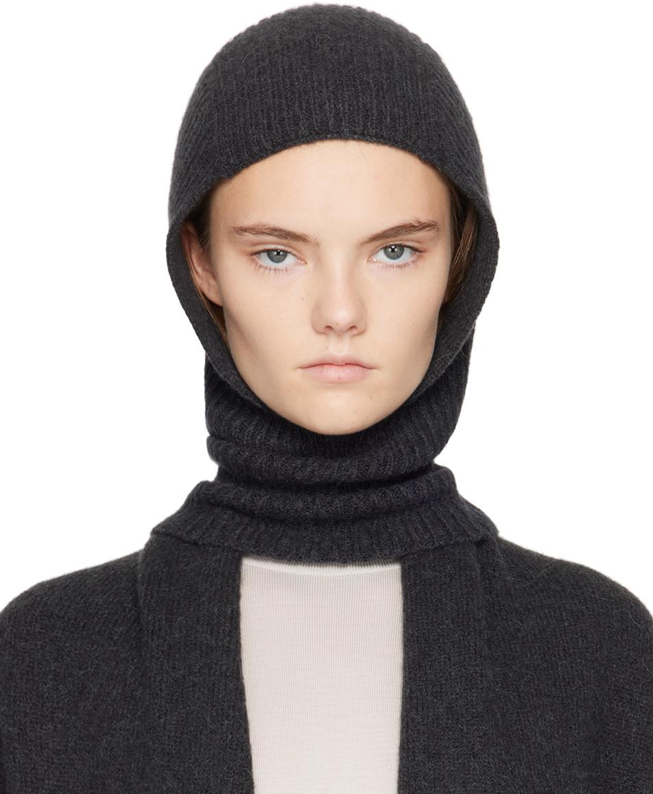 Black Soft Rib Balaclava