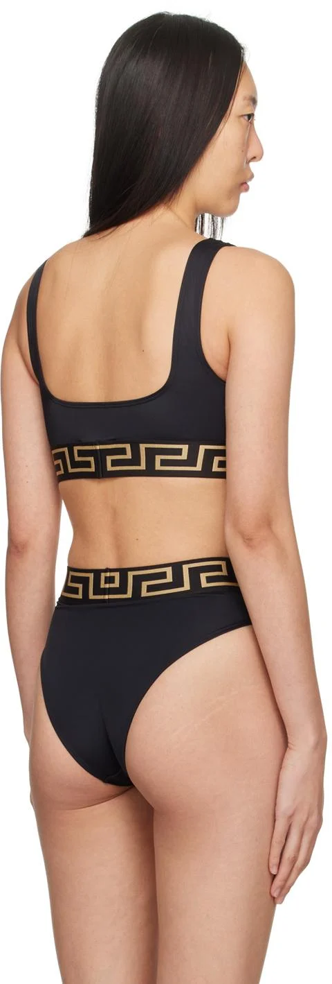 Versace "Top Bikini With Greek Border Trim