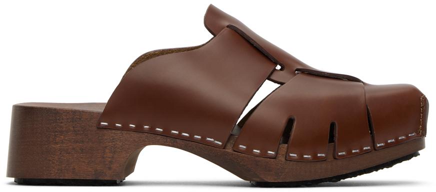 Tan Licia Clogs