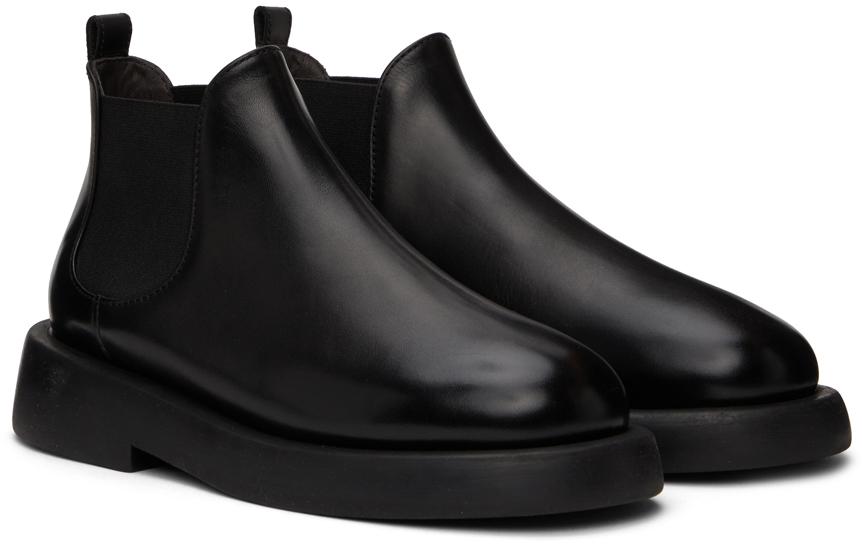 Black Gommello Chelsea Boots