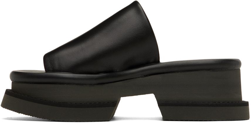 Black Faith Sandals