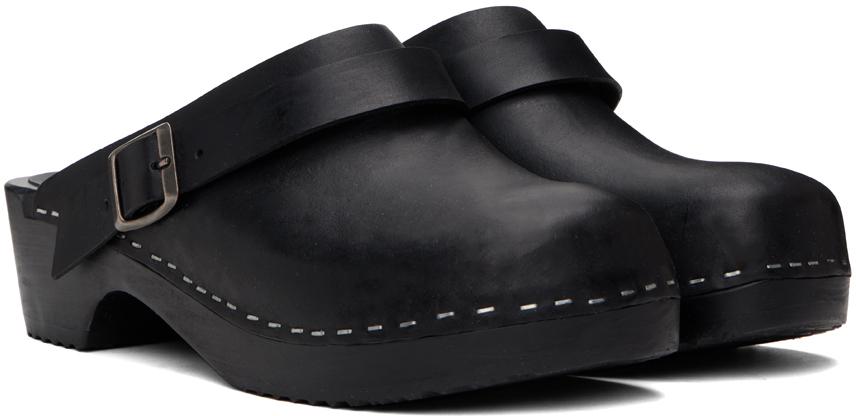 Black Swedish Hasbeens Edition Clogs