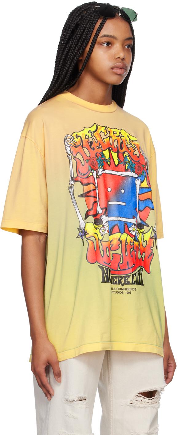 Yellow Printed T-Shirt