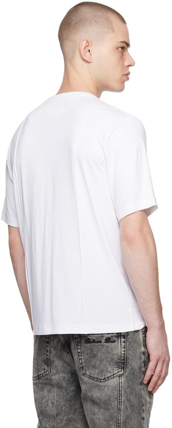 White Regular Creased T-Shirt