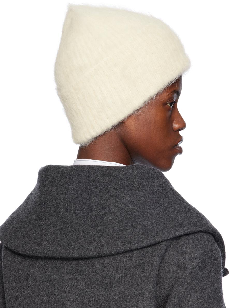 Off-White Alpaca Knit Beanie