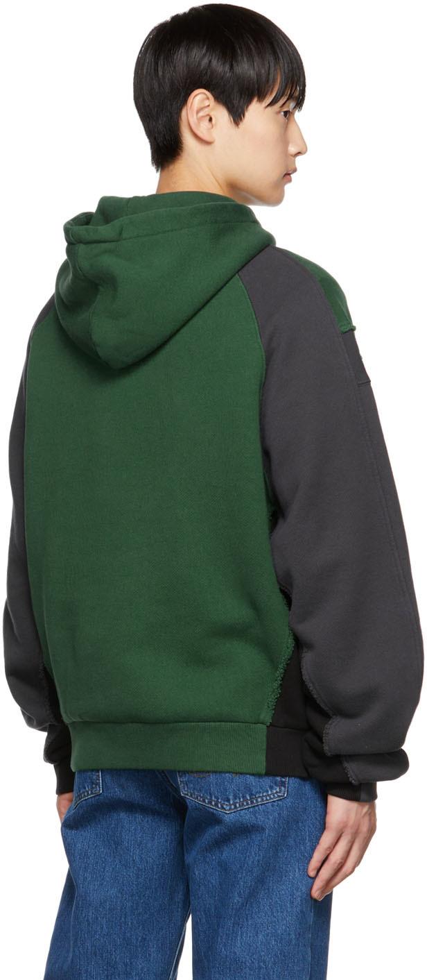 Green & Navy Fragment Hoodie