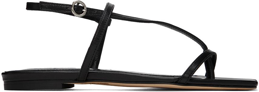 Black Ella Sandals