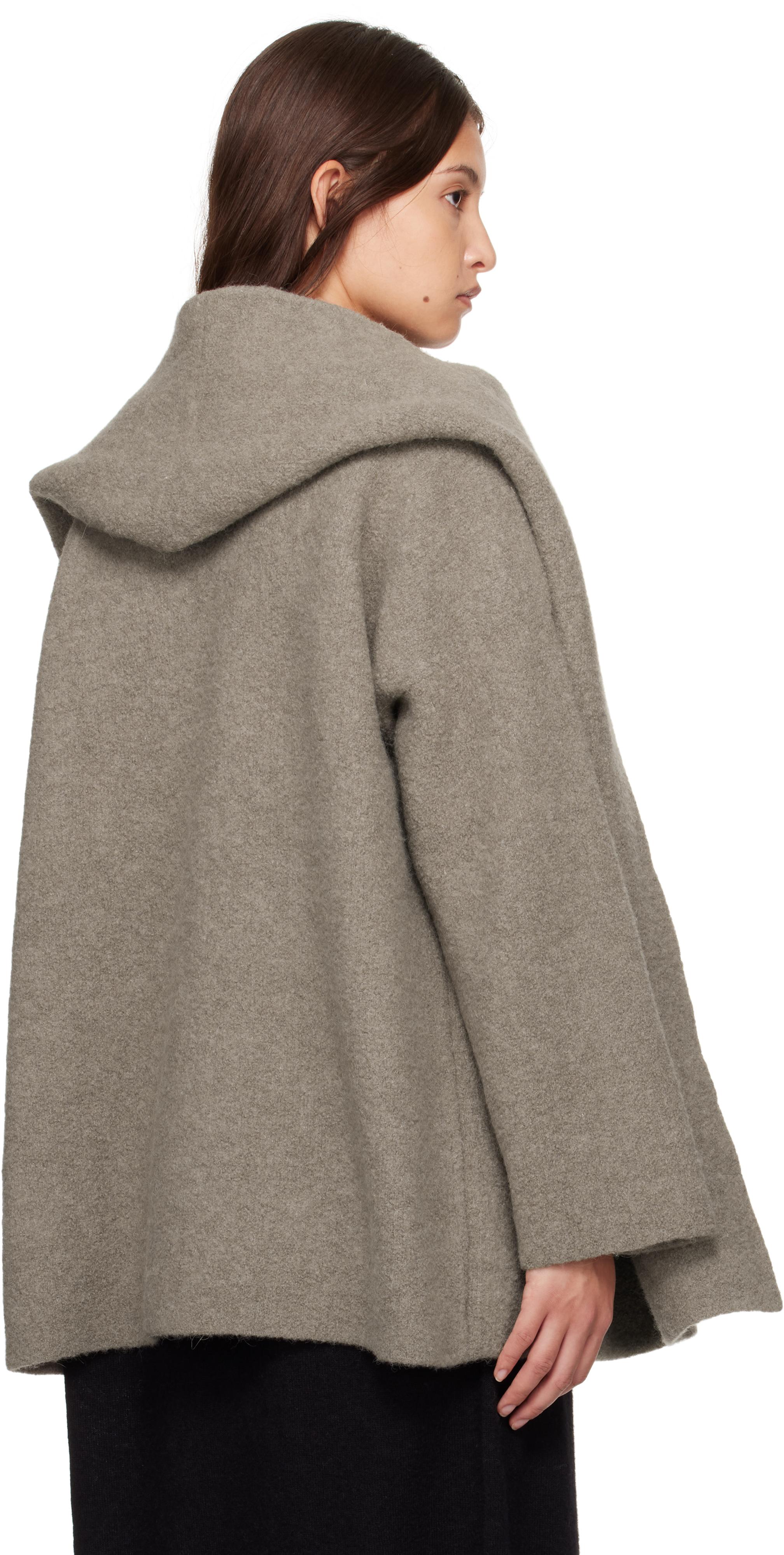 Gray Double Face Coat