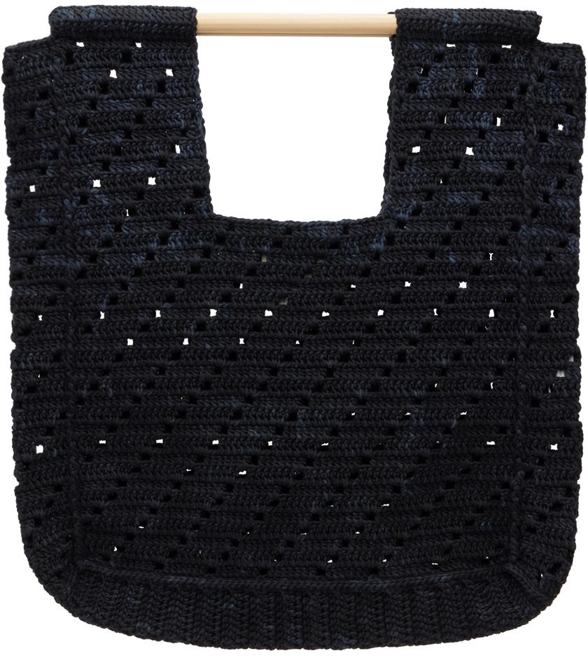 Black Dowel Tote