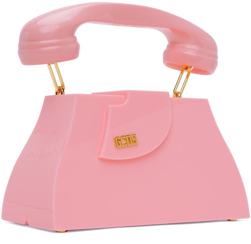 Pink Call Me Comma Regular Bag