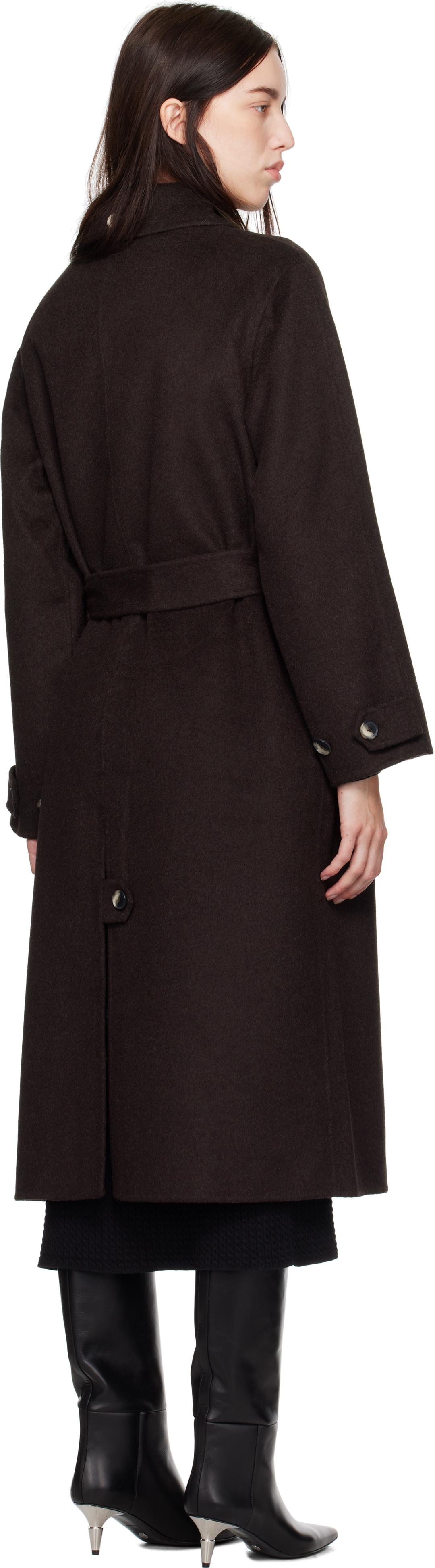 Brown Proenza Schouler White Label Juliette Coat