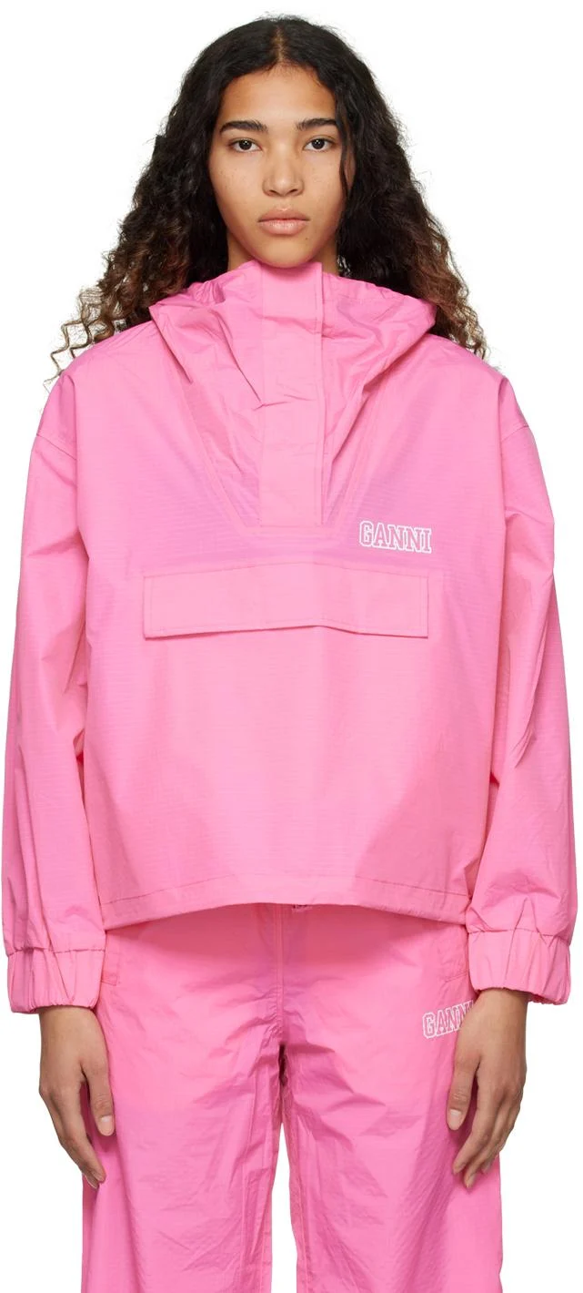 Pink Hooded Jacket