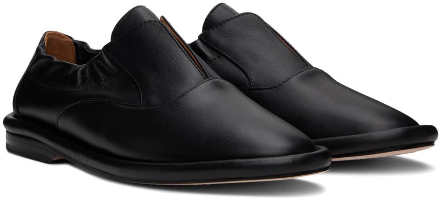 Black Banded Oxford Loafers