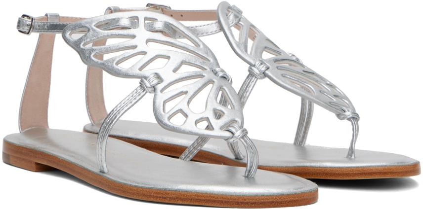 Silver Butterfly Sandals