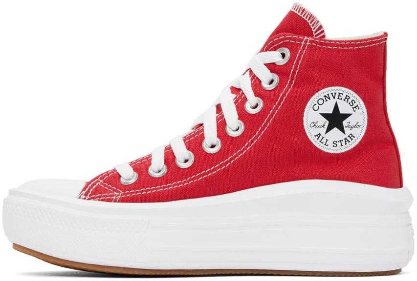 Red Chuck Taylor All Star Move Sneakers