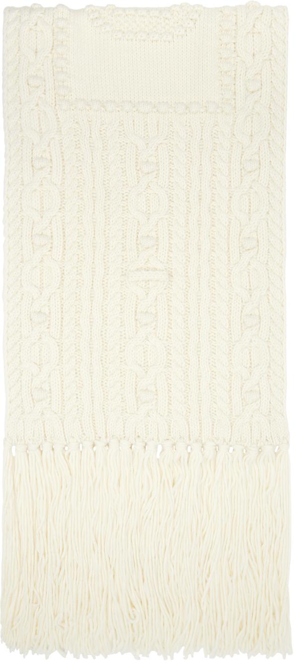 Off-White Knitted Je T'aime Scarf