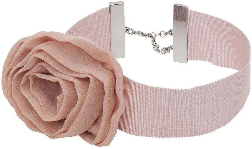 Pink Rose Choker