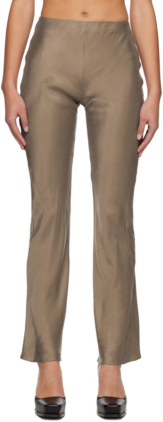 Brown Bias Trousers