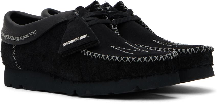 Black Neighborhood Edition Wallabee Derbys