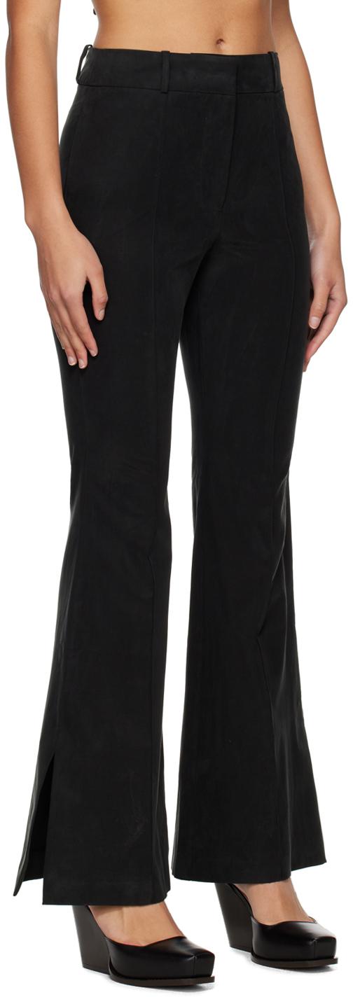 Black Flared Trousers