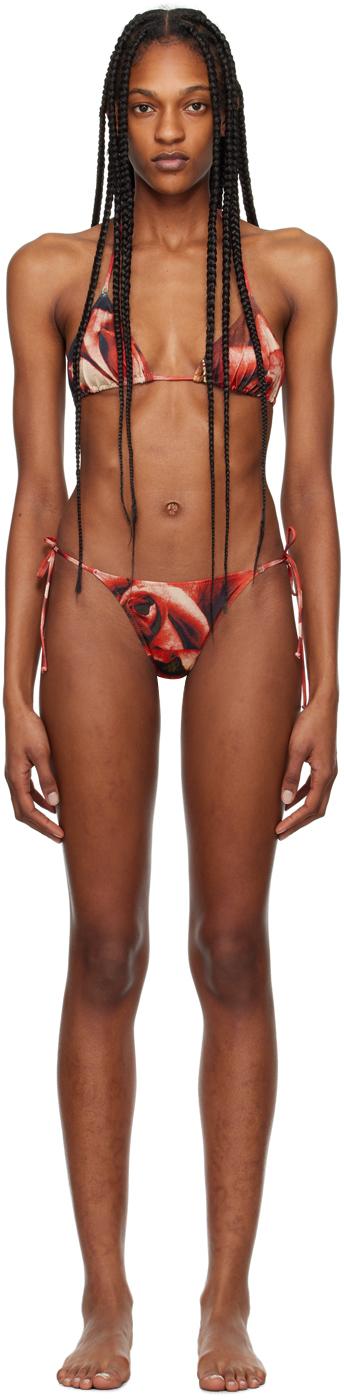 Red 'The Roses' Bikini