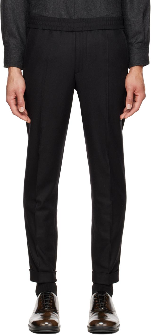 Black Terry Trousers