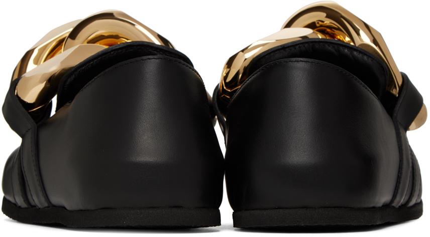 Black Chain Loafers