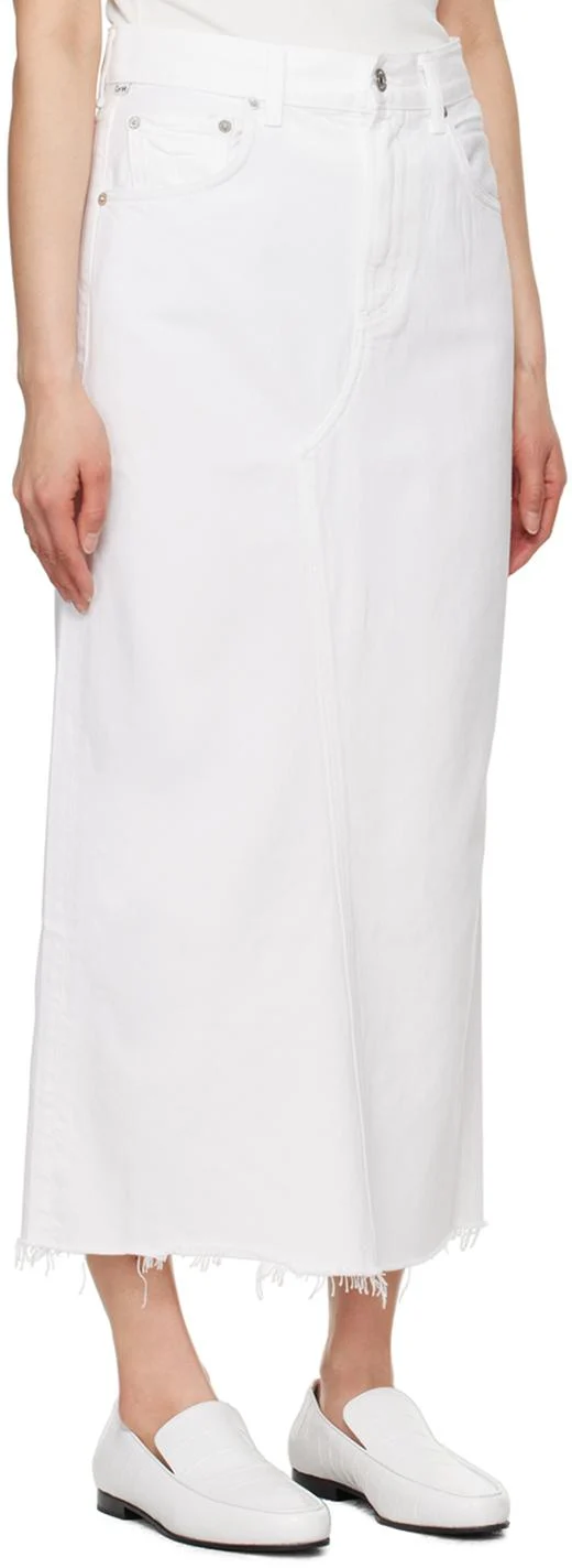 Off-White Circolo Denim Maxi Skirt