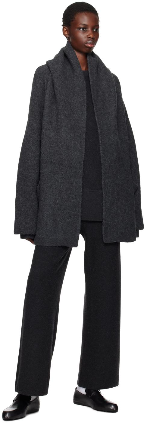 Black Double Face Coat