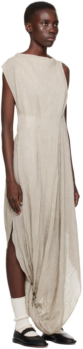 Taupe Twist Maxi Dress