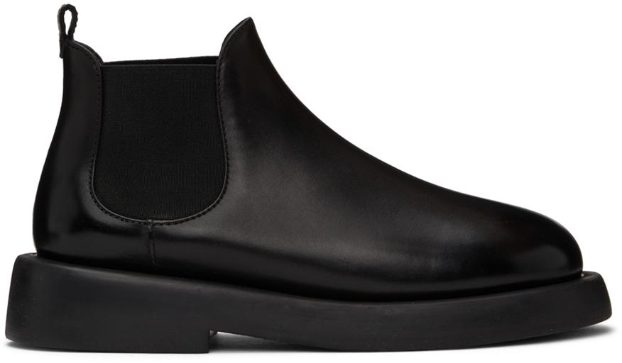 Black Gommello Chelsea Boots