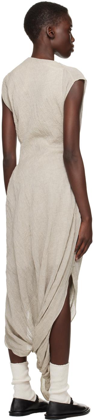 Taupe Twist Maxi Dress