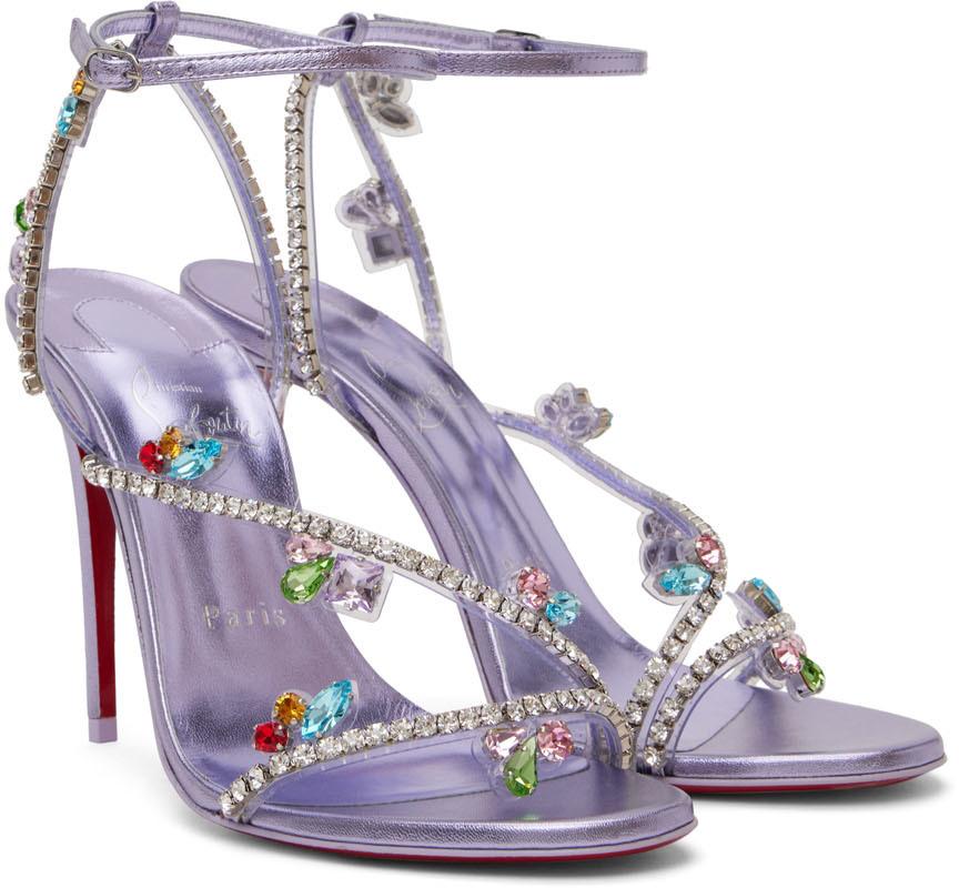 Purple Joli Queen Heeled Sandals