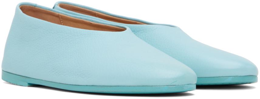 Blue Coltellaccio Ballerina Flats