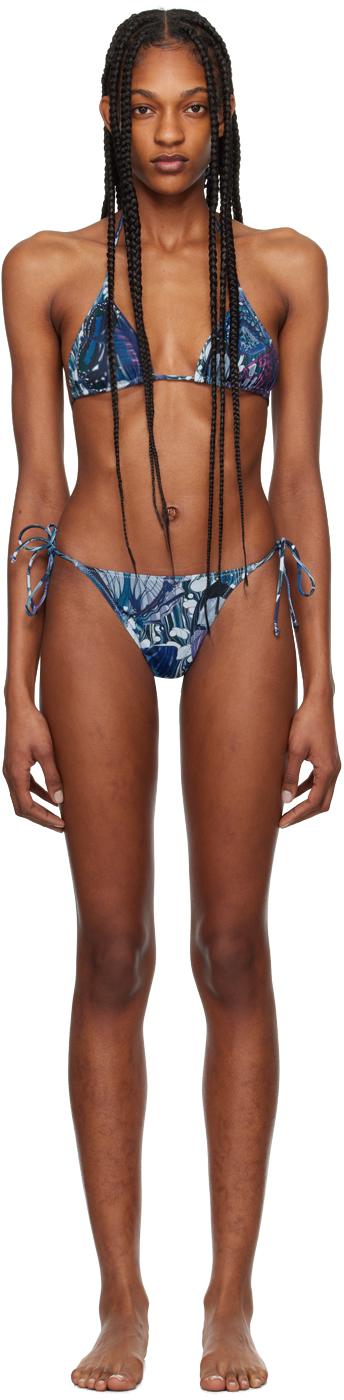 Blue & Purple 'The Butterfly' Bikini