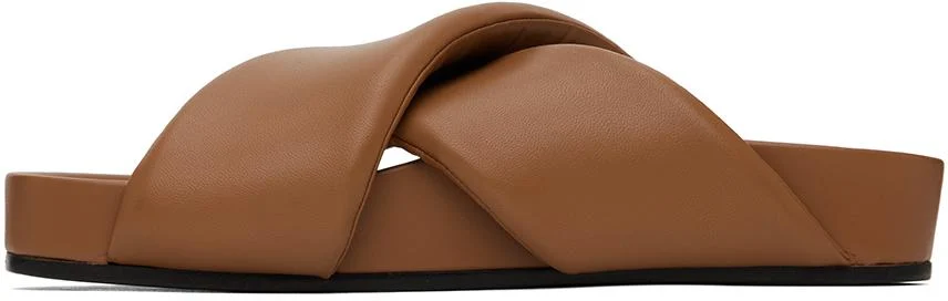 Tan Padded Sandals