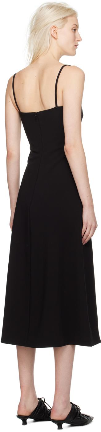 Black Fiona Midi Dress