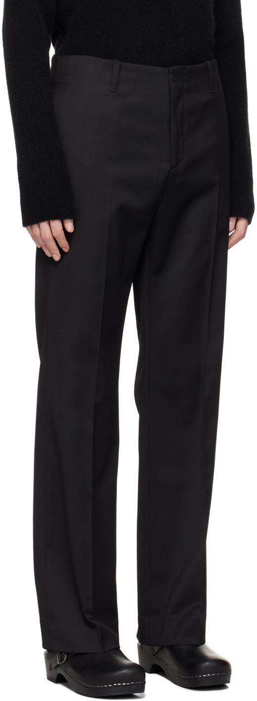 Black Bootcut Trousers