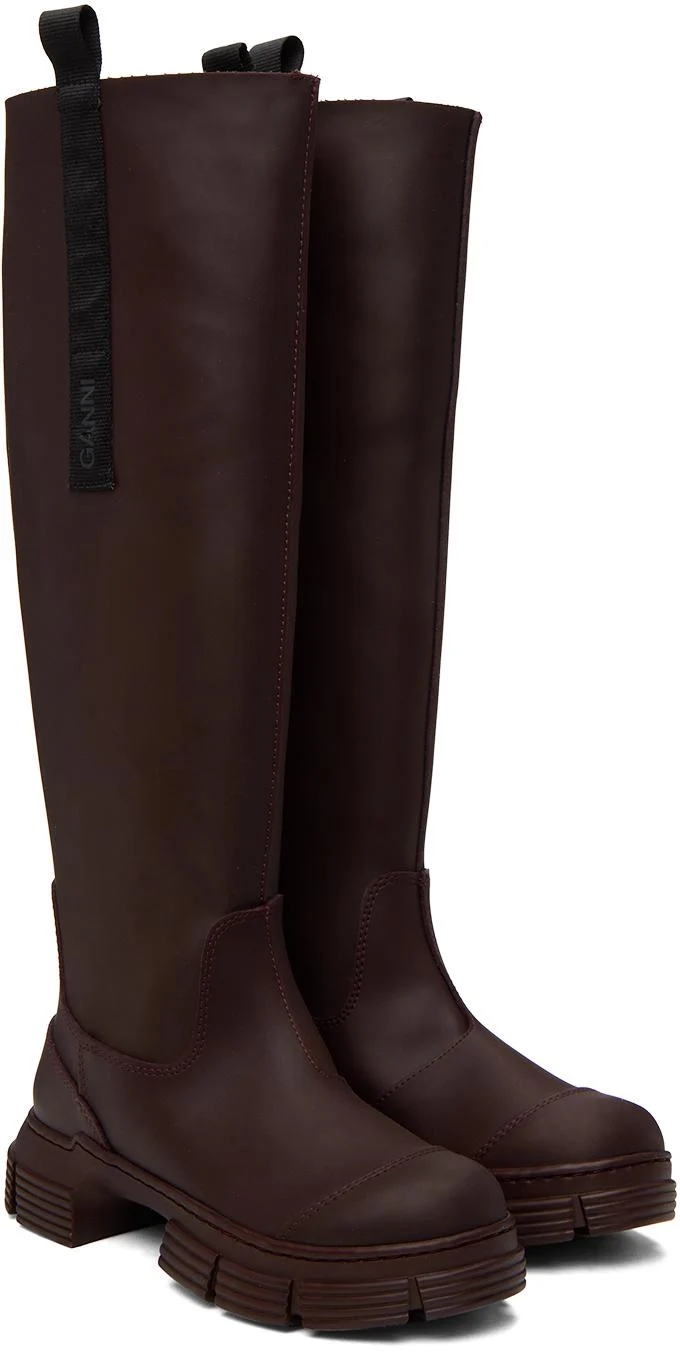 Burgundy Country Boots