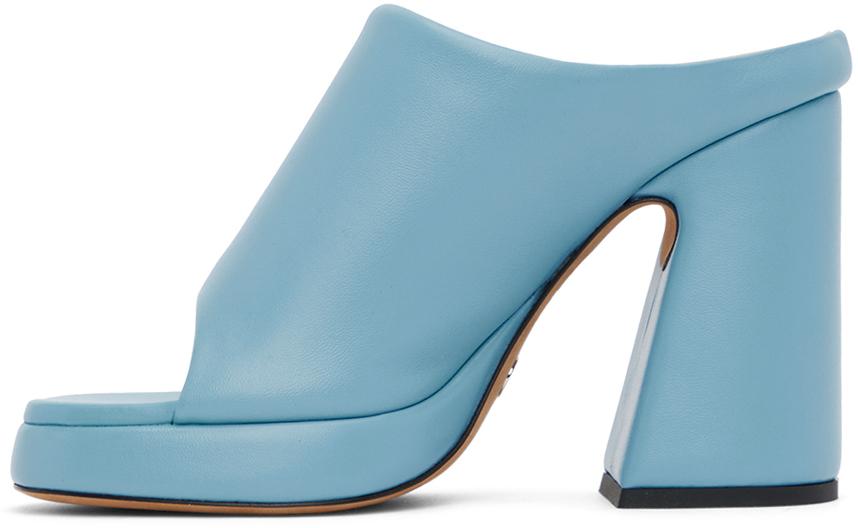 Blue Forma Platform Sandals