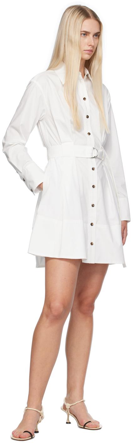 White Viola Minidress