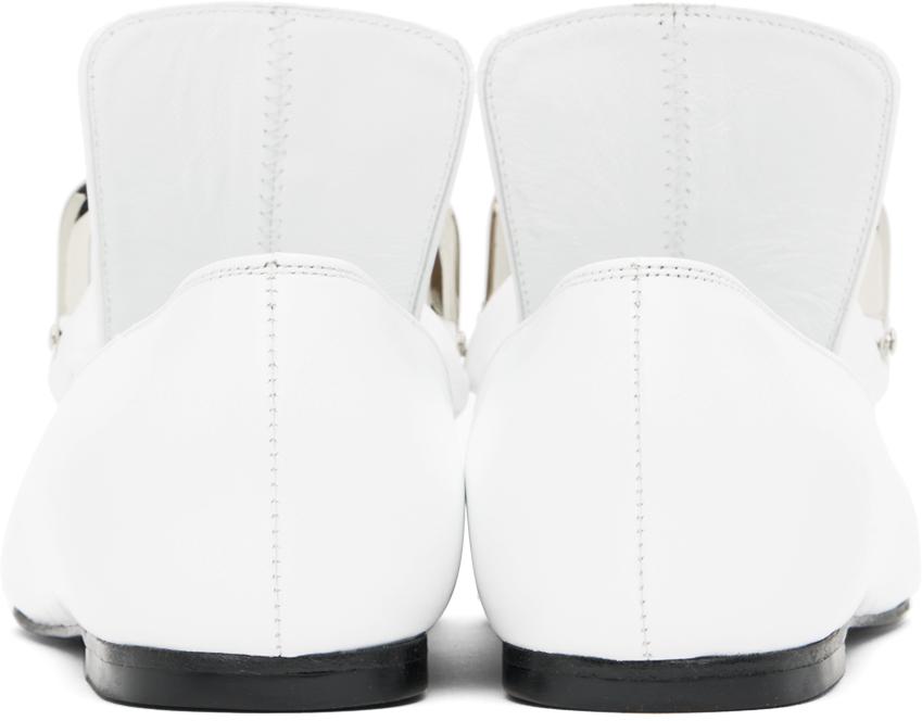 White Coin Purse Loafers