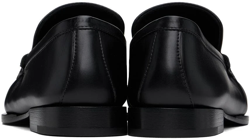 Black Leather Loafers