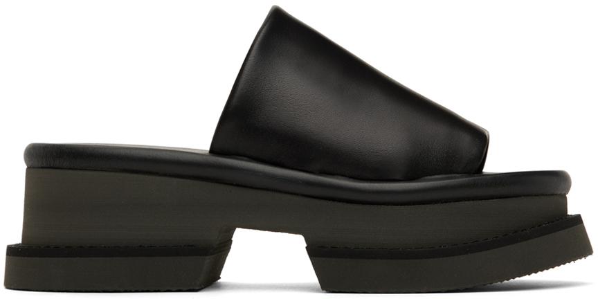 Black Faith Sandals