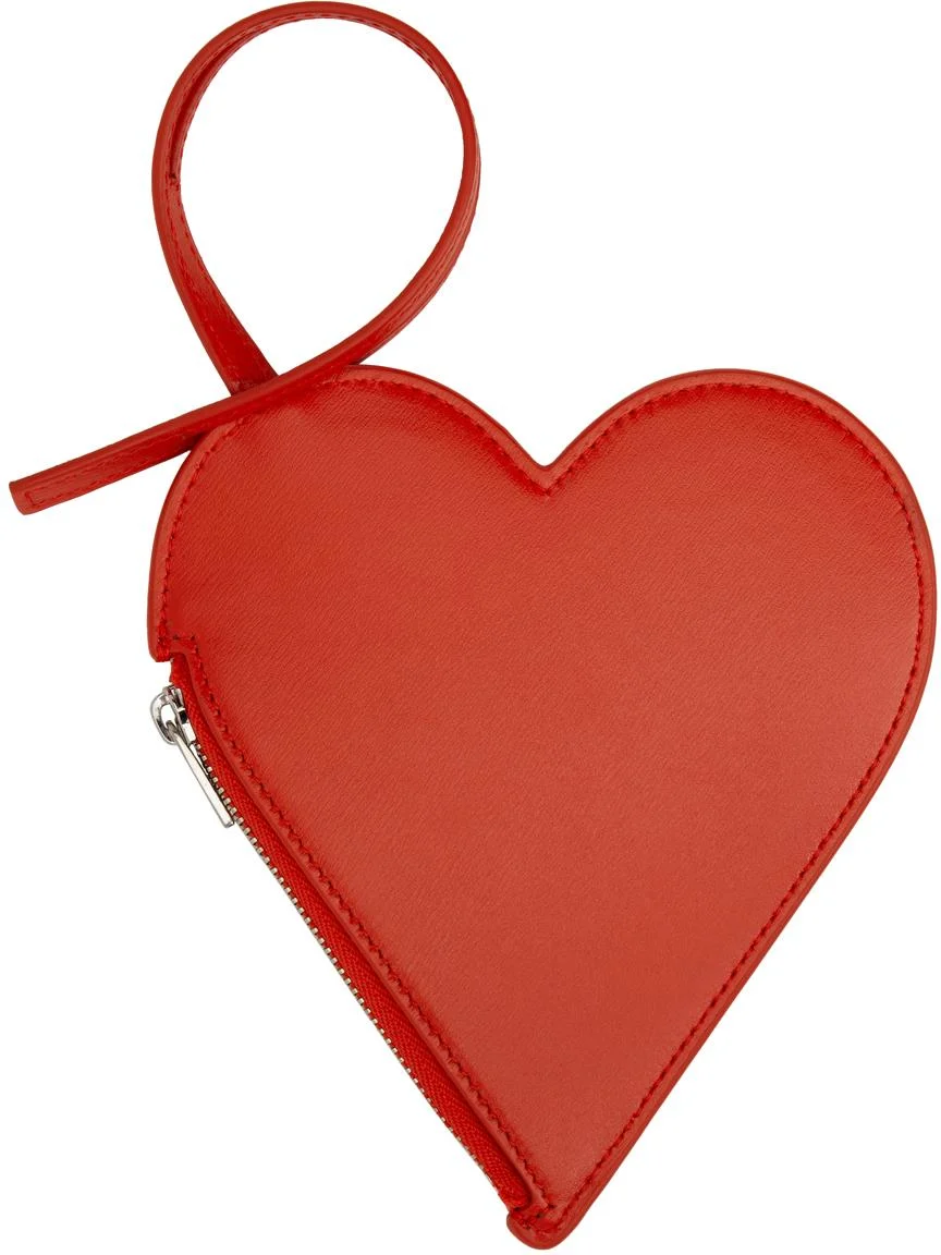 Red Heart Coin Pouch