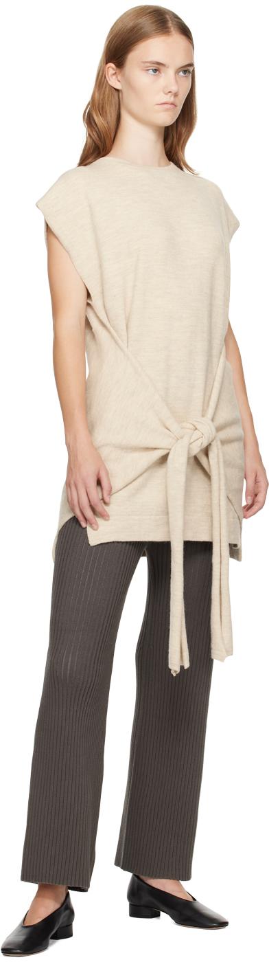 Beige Sleeves Sweater