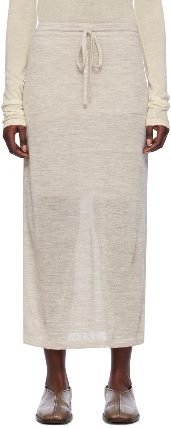 Taupe Layer Maxi Skirt